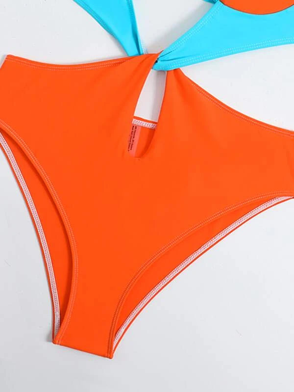 Siya One Piece Swimsuit Orange