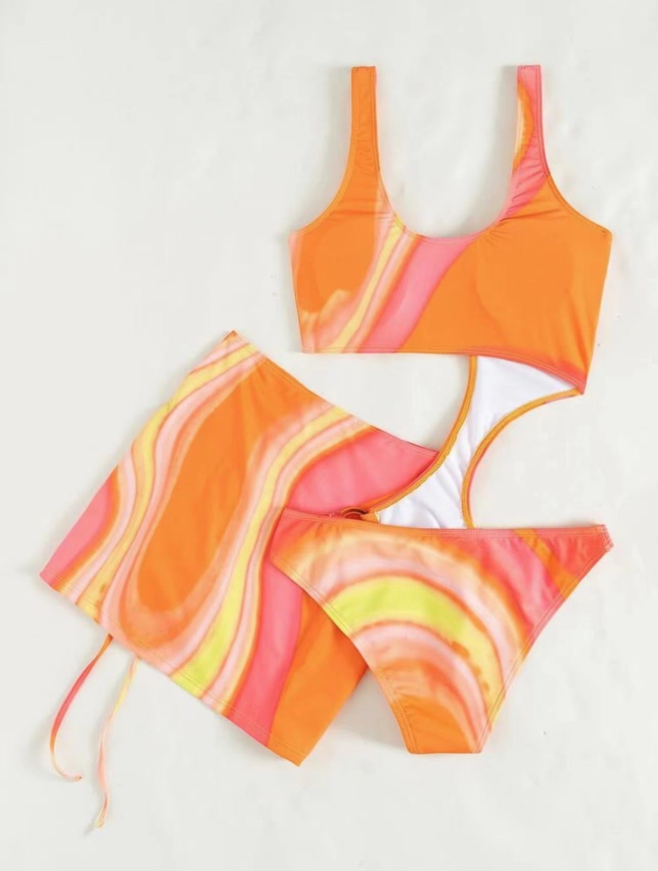 Tania Two Piece Swimsuit Orange