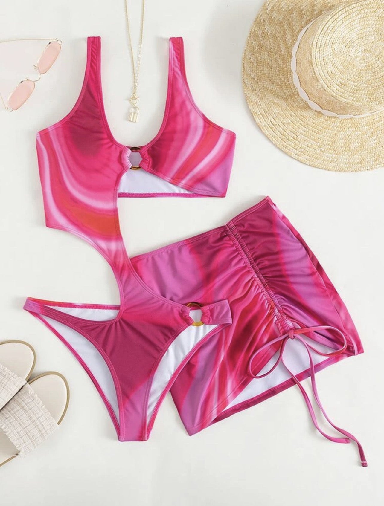 Tania Two Piece Swimsuit Pink