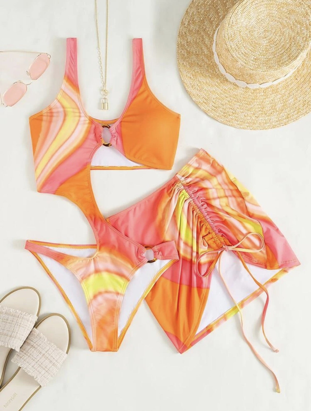 Tania Two Piece Swimsuit Orange