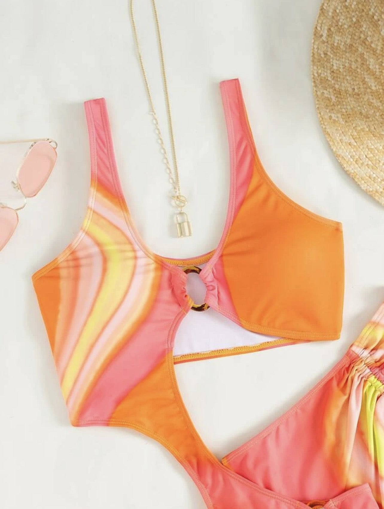 Tania Two Piece Swimsuit Orange