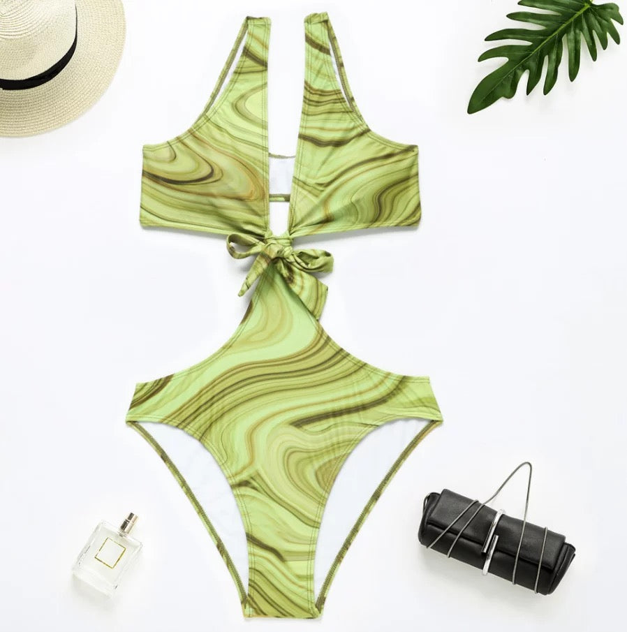 Alina One Piece Swimsuit Green