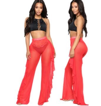 Carly Pants Cover Up Red