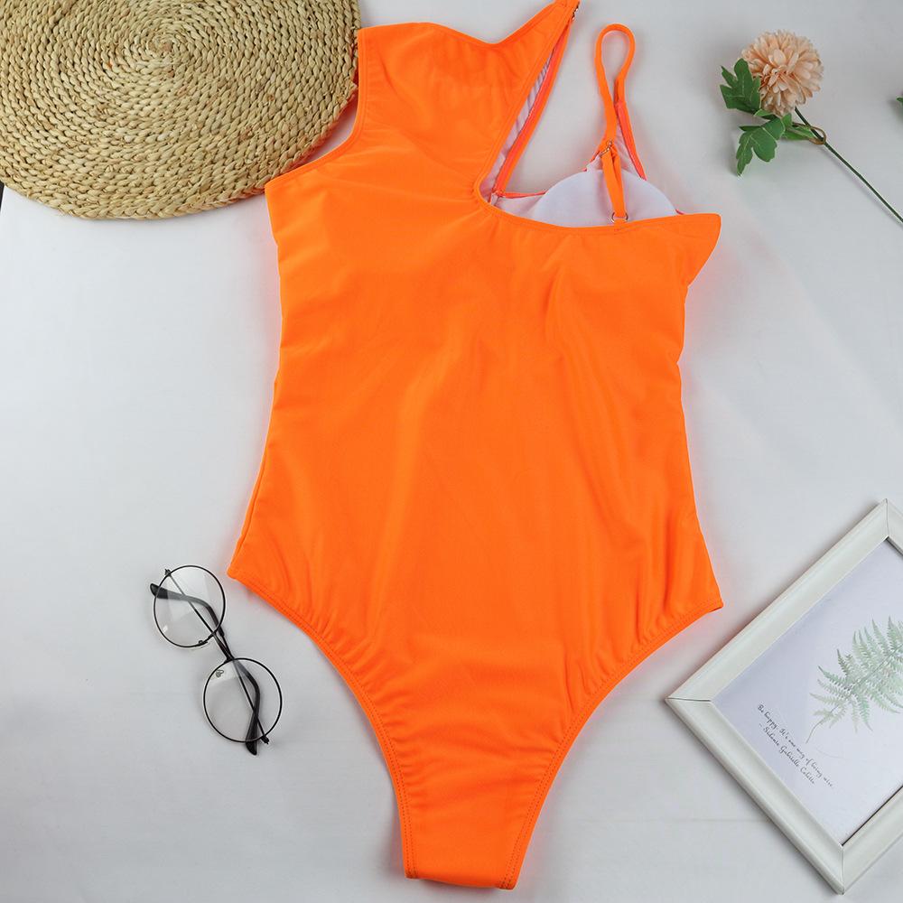 Lebo One Piece Swimsuit Orange