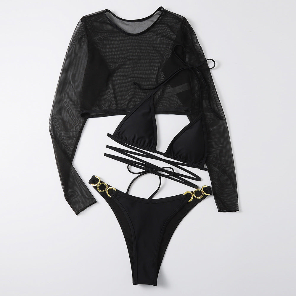 Tshidi Three Piece Swimsuit Black