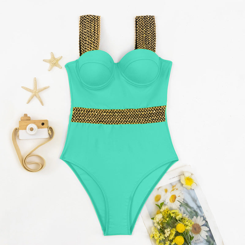 Taytum One Piece Swimsuit Green