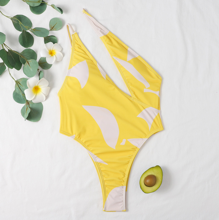 Kayla One Piece Swimsuit Yellow