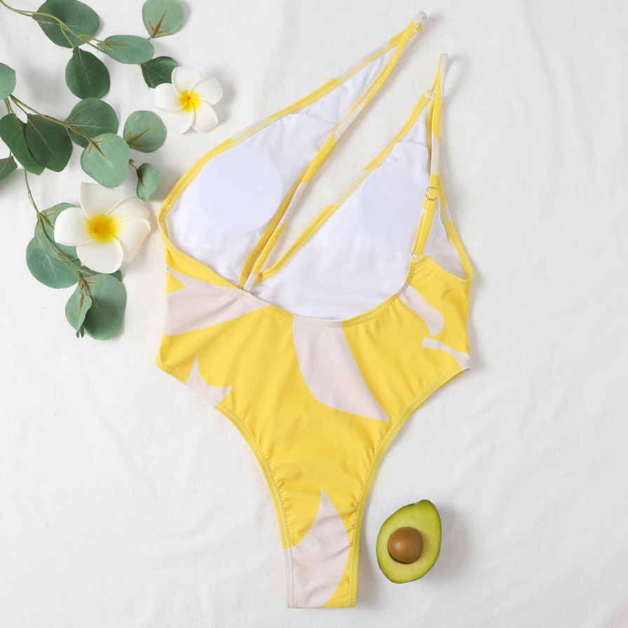 Kayla One Piece Swimsuit Yellow